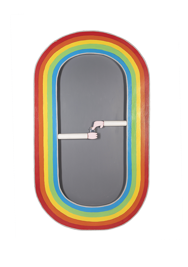 Mikko Valtosen veistos, korkeus 190 cm